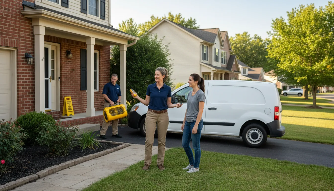 Water restoration image for Home Water Damage Repair in Onemo, VA